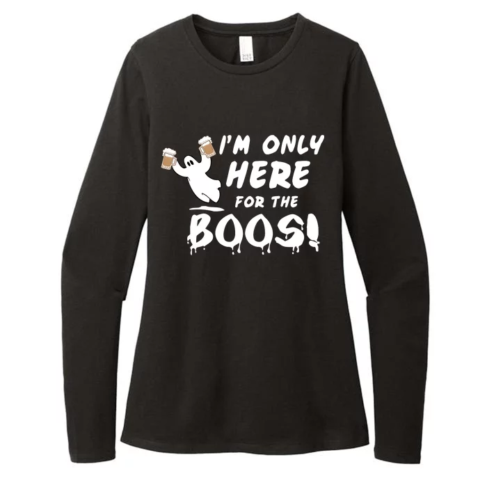 I'm Only here For The Boos! Ghost Womens CVC Long Sleeve Shirt