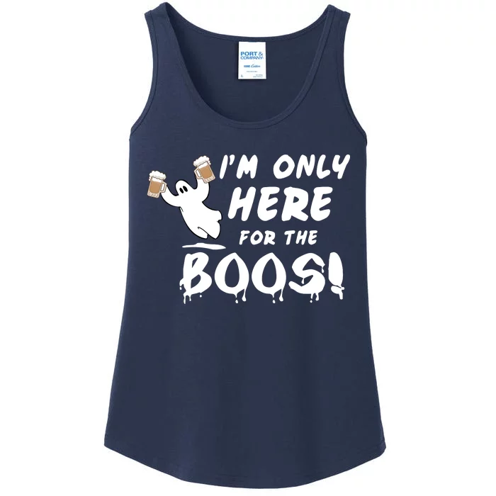 I'm Only here For The Boos! Ghost Ladies Essential Tank