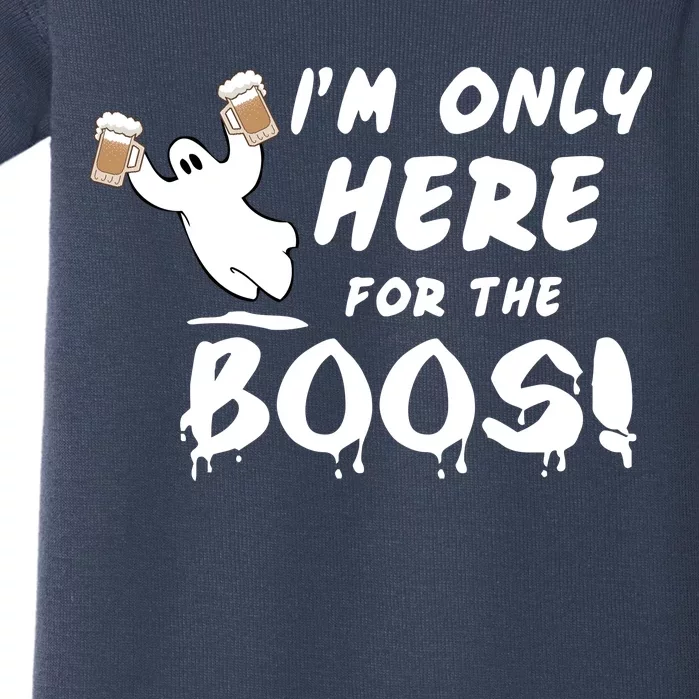 I'm Only here For The Boos! Ghost Baby Bodysuit