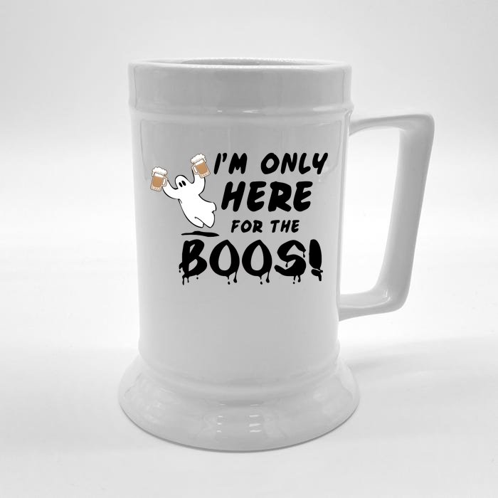 I'm Only here For The Boos! Ghost Front & Back Beer Stein