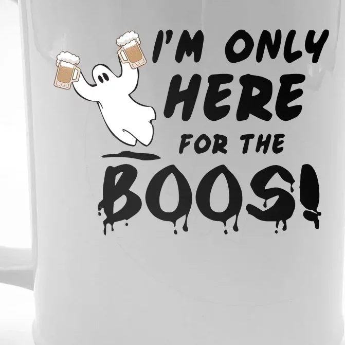 I'm Only here For The Boos! Ghost Front & Back Beer Stein