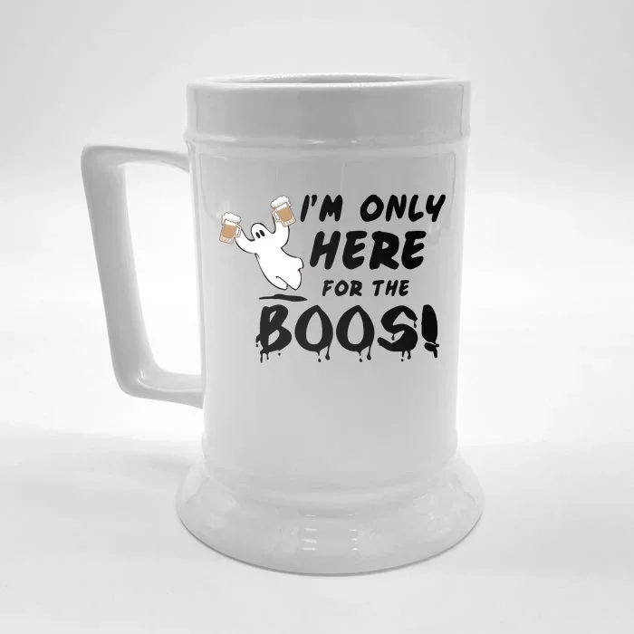 I'm Only here For The Boos! Ghost Front & Back Beer Stein