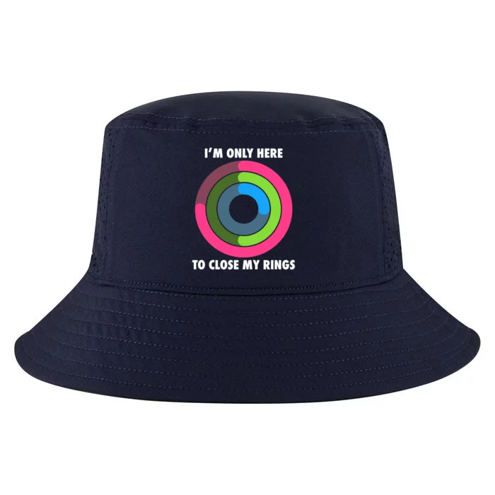 I'm Only Here To Close My Rings Cool Comfort Performance Bucket Hat