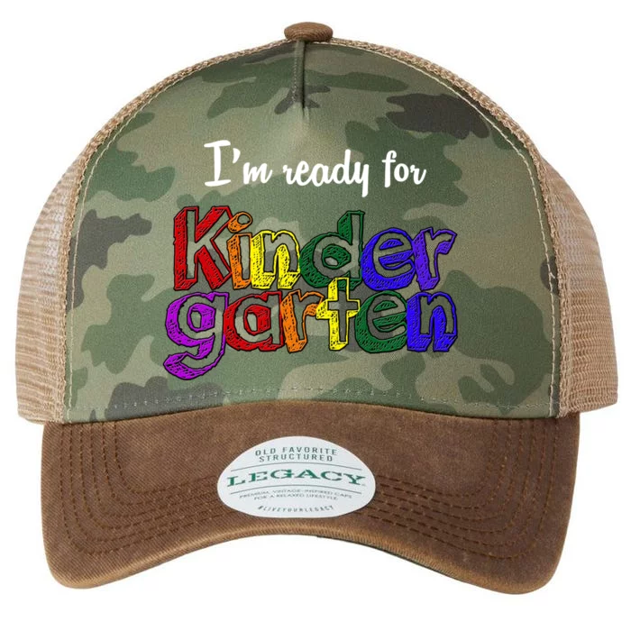 I'm Ready For Kindergarten Legacy Tie Dye Trucker Hat