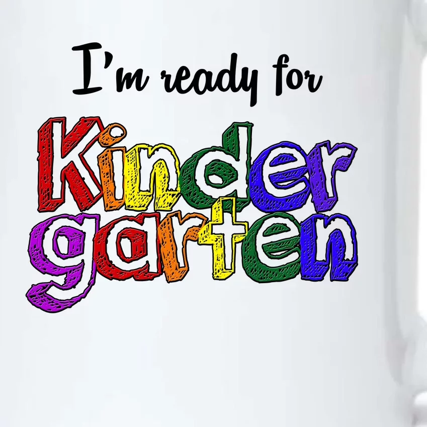 I'm Ready For Kindergarten Black Color Changing Mug