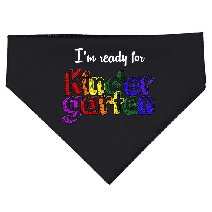 I'm Ready For Kindergarten USA-Made Doggie Bandana