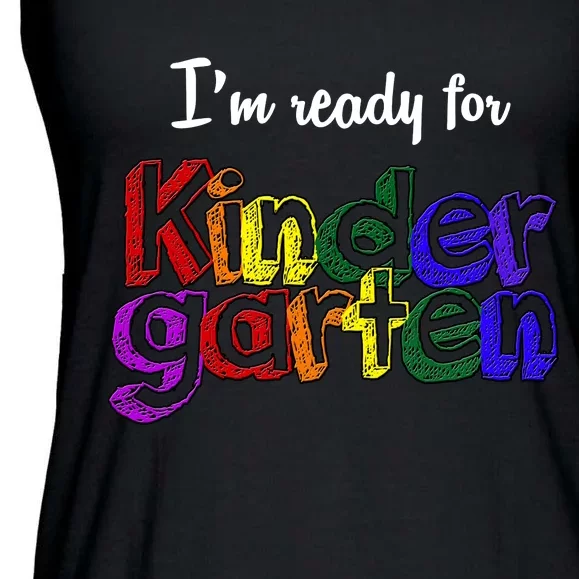 I'm Ready For Kindergarten Ladies Essential Flowy Tank