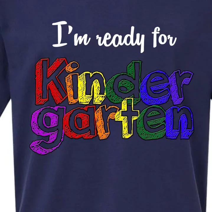 I'm Ready For Kindergarten Sueded Cloud Jersey T-Shirt