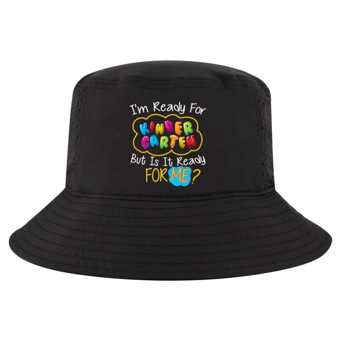 I'm Ready Kids First Day Of Kindergarten Cool Comfort Performance Bucket Hat