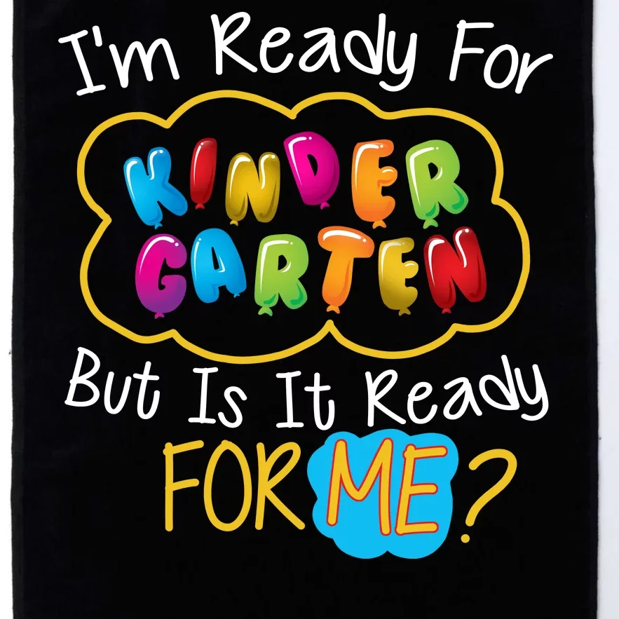 I'm Ready Kids First Day Of Kindergarten Platinum Collection Golf Towel