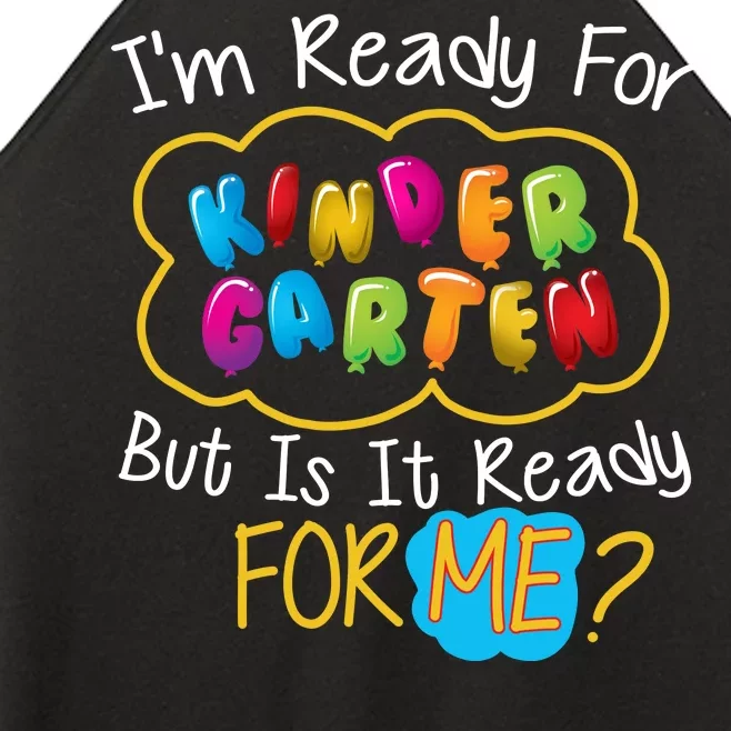 I'm Ready Kids First Day Of Kindergarten Women’s Perfect Tri Rocker Tank