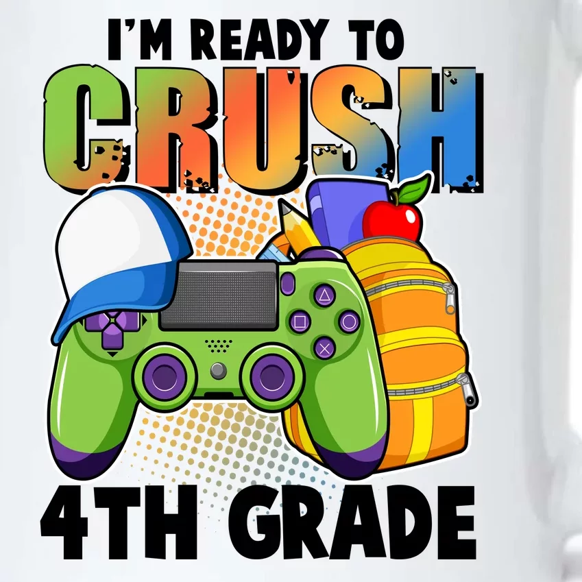 I'm Ready To Crush 4th Grade Video Gamer Black Color Changing Mug