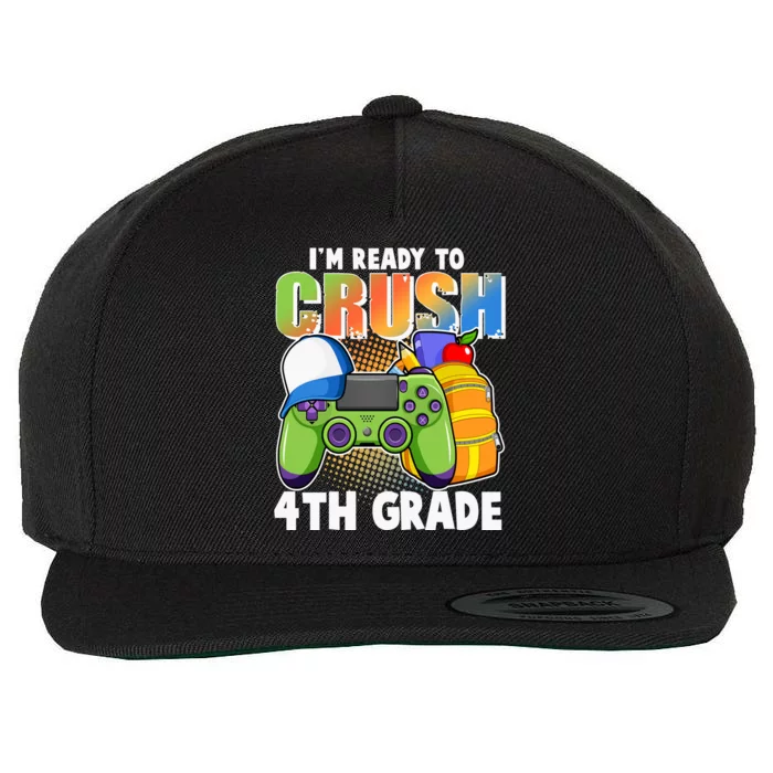 I'm Ready To Crush 4th Grade Video Gamer Wool Snapback Cap