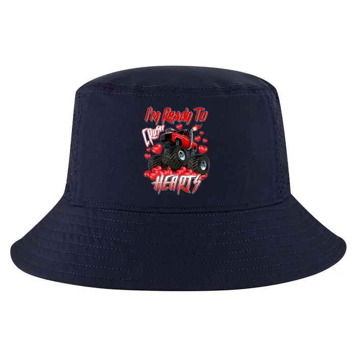 I'm Ready To Crush Hearts Monster Truck Valentine's Day Cool Comfort Performance Bucket Hat