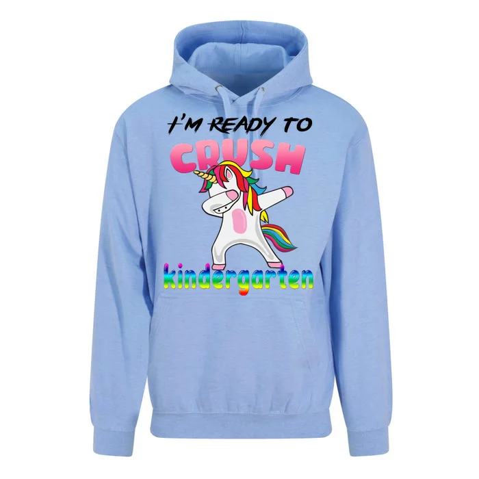 I'm Ready To Crush Kindergarten Cute Unicorn Dab Unisex Surf Hoodie