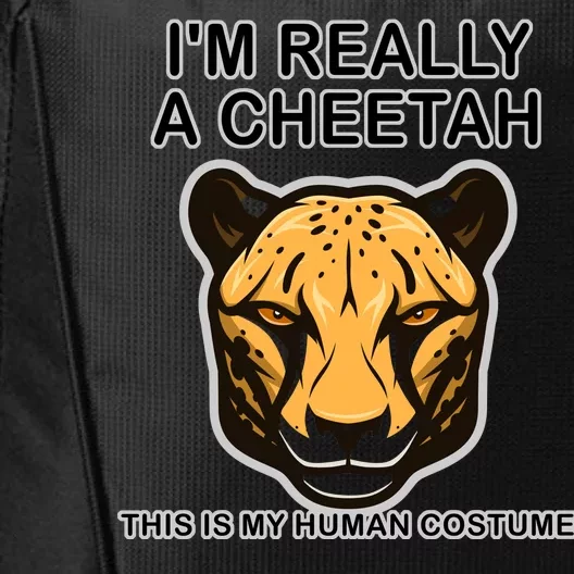 I'm Really A Cheetah Human Costume City Backpack