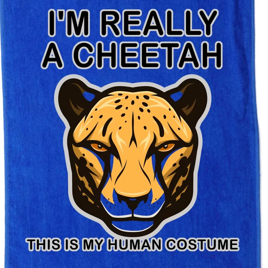 I'm Really A Cheetah Human Costume Platinum Collection Golf Towel