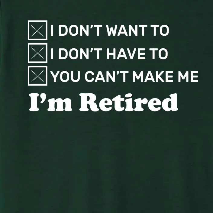 I'm Retired ChromaSoft Performance T-Shirt