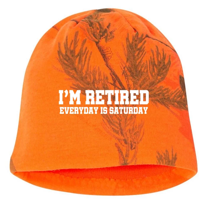 I'm Retired Everyday Is Saturday Kati - Camo Knit Beanie