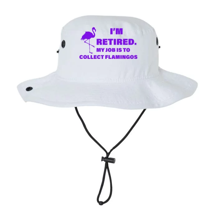 I'm Retired My Job Is To Collect Flamingos Legacy Cool Fit Booney Bucket Hat