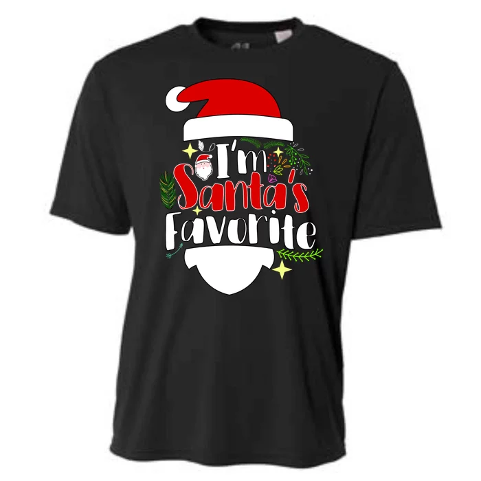 I'm Santa's Favorite Christmas Cooling Performance Crew T-Shirt