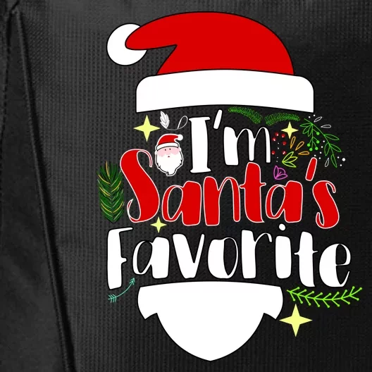 I'm Santa's Favorite Christmas City Backpack