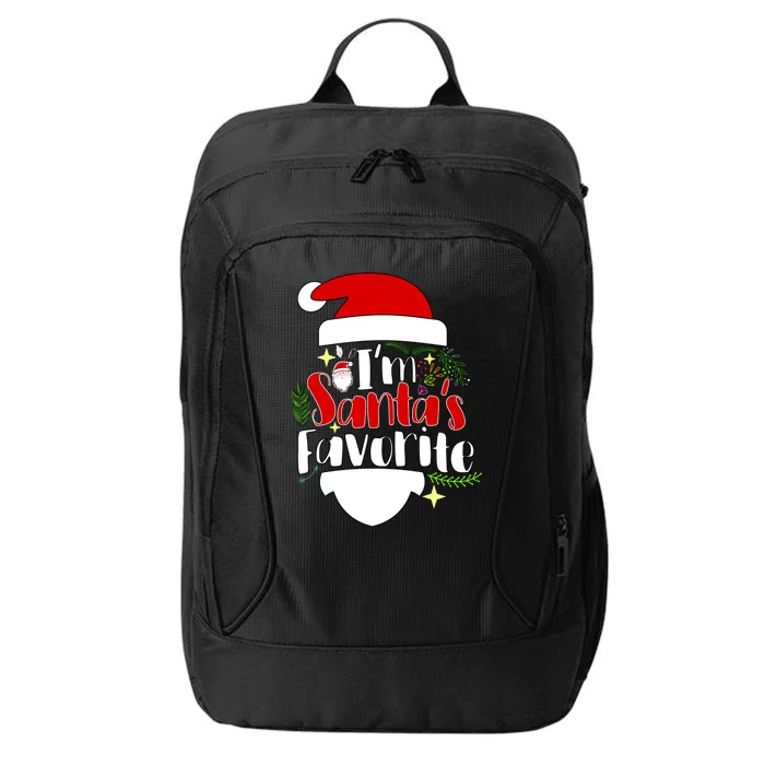 I'm Santa's Favorite Christmas City Backpack