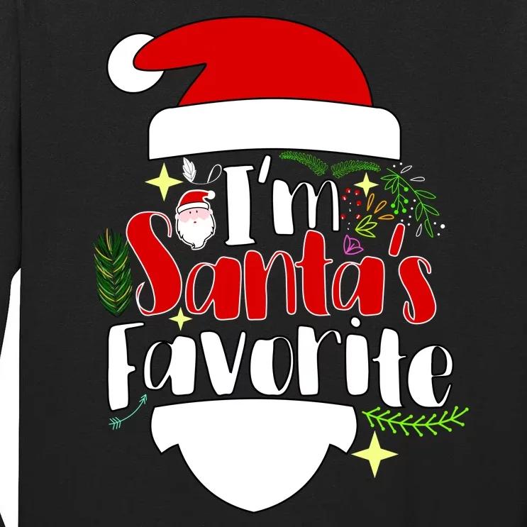 I'm Santa's Favorite Christmas Tall Long Sleeve T-Shirt