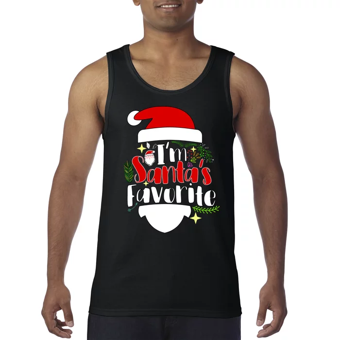 I'm Santa's Favorite Christmas Tank Top