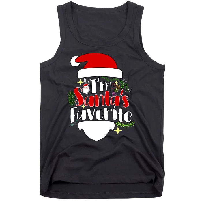 I'm Santa's Favorite Christmas Tank Top