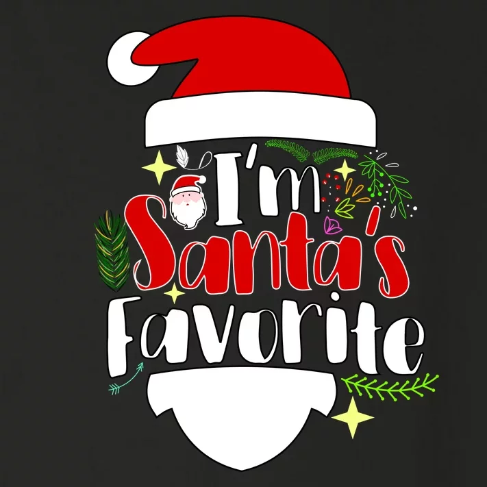 I'm Santa's Favorite Christmas Toddler Long Sleeve Shirt