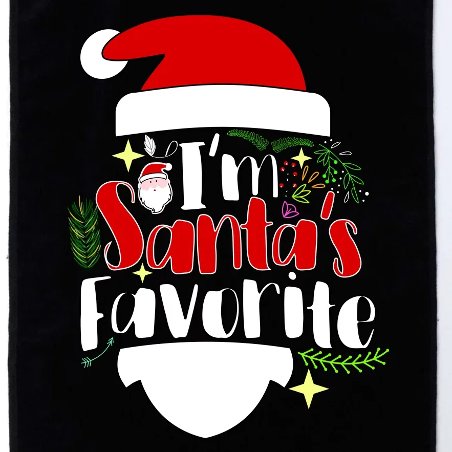 I'm Santa's Favorite Christmas Platinum Collection Golf Towel