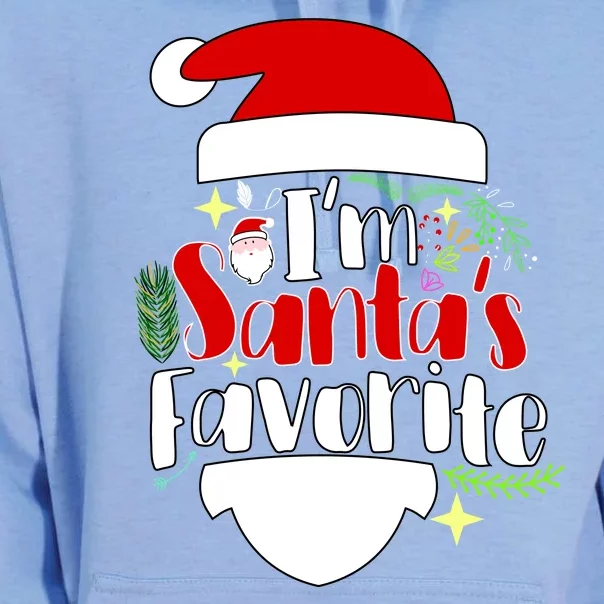 I'm Santa's Favorite Christmas Unisex Surf Hoodie