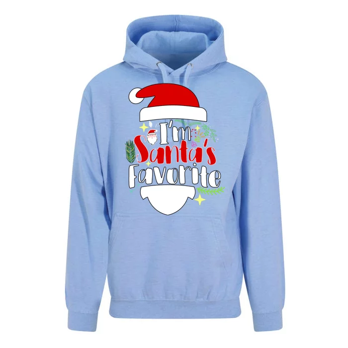 I'm Santa's Favorite Christmas Unisex Surf Hoodie