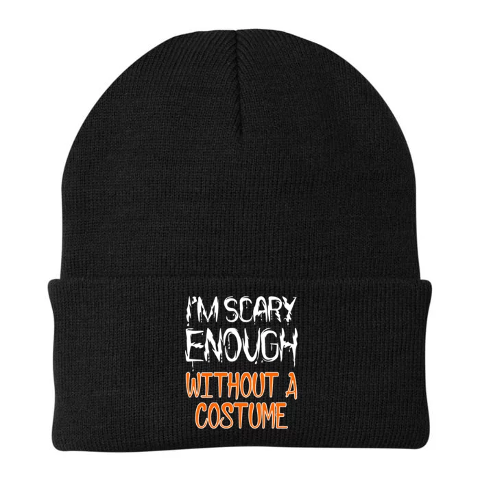 I'm Scary Enough With Out a Costume Halloween Knit Cap Winter Beanie