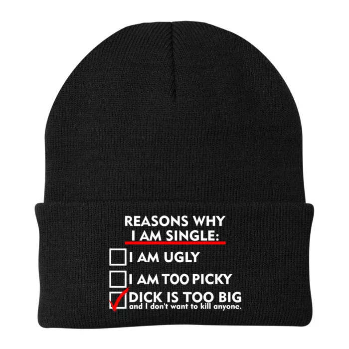 I'm Single Because It's Too Big Knit Cap Winter Beanie