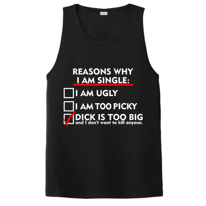 I'm Single Because It's Too Big Performance Tank