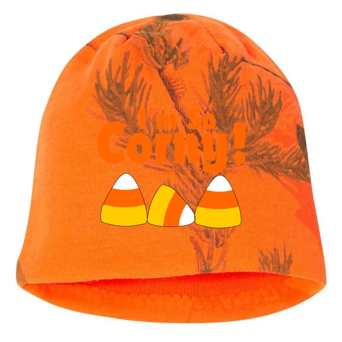 I'm So Corny Candy Corn Halloween Kati - Camo Knit Beanie