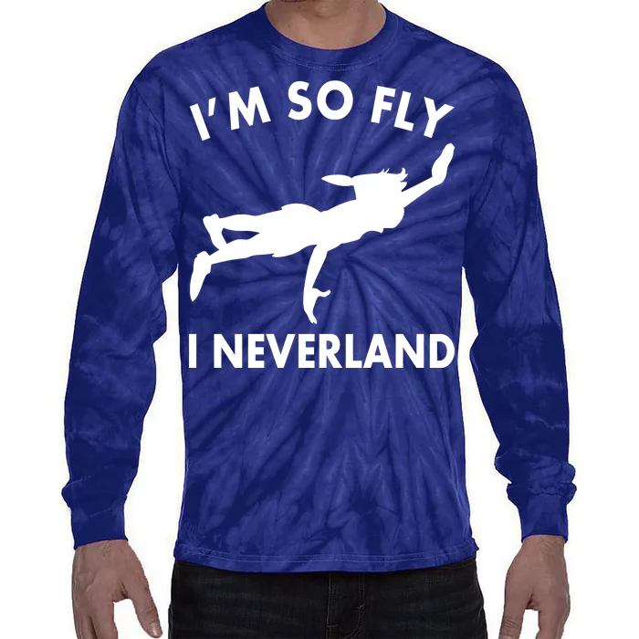 I'm So Fly I Neverland Tie-Dye Long Sleeve Shirt