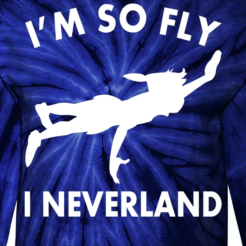 I'm So Fly I Neverland Tie-Dye Long Sleeve Shirt