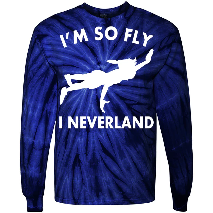 I'm So Fly I Neverland Tie-Dye Long Sleeve Shirt