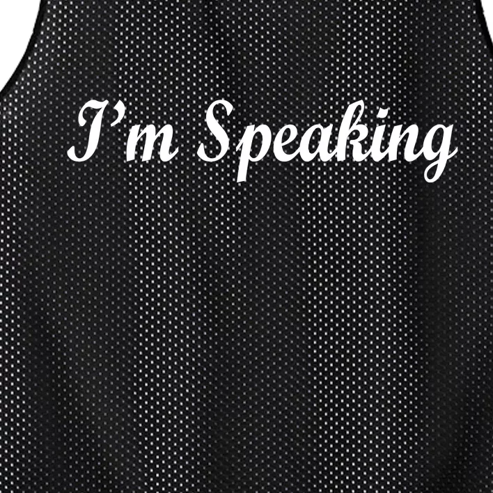 I'm Speaking Mesh Reversible Basketball Jersey Tank