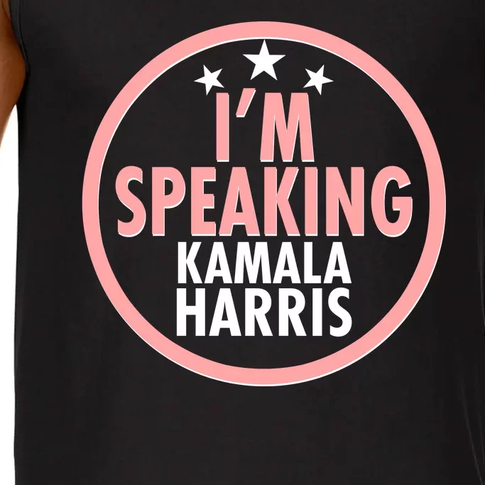 I'm Speaking Emblem Kamala Harris Madam Vice President Comfort Colors® Tank Top