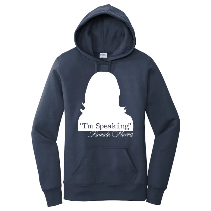 I'm Speaking Kamala Harris Silhouette Women's Pullover Hoodie