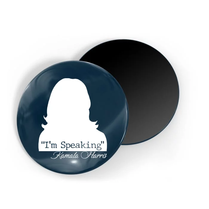 I'm Speaking Kamala Harris Silhouette Magnet