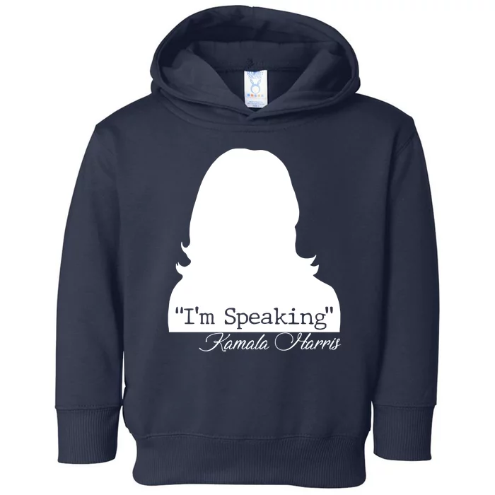 I'm Speaking Kamala Harris Silhouette Toddler Hoodie