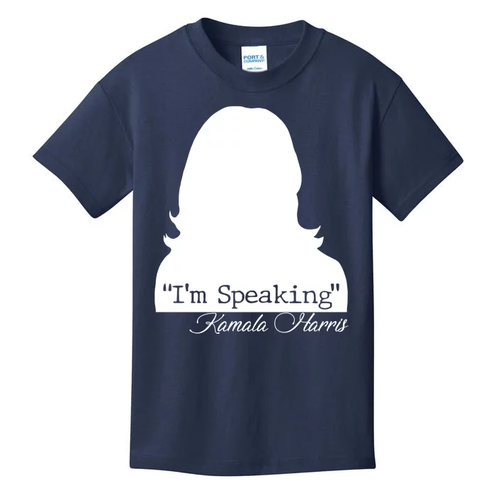 I'm Speaking Kamala Harris Silhouette Kids T-Shirt