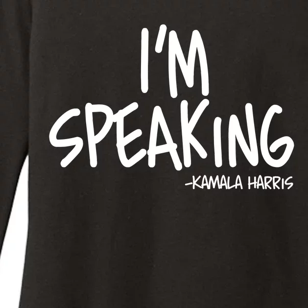 I'm Speaking Kamala Harris Vice President Debate Quote Womens CVC Long Sleeve Shirt