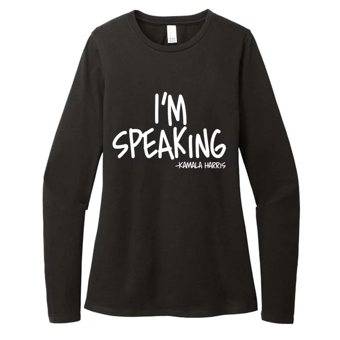 I'm Speaking Kamala Harris Vice President Debate Quote Womens CVC Long Sleeve Shirt