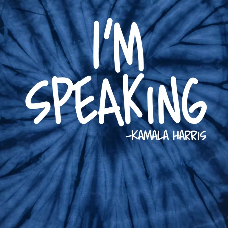 I'm Speaking Kamala Harris Vice President Debate Quote Tie-Dye T-Shirt